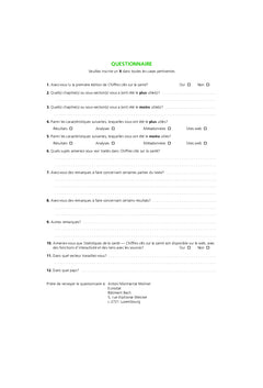 Statistiques de la santé