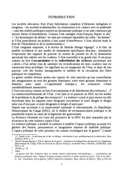 Armes, pouvoir et affairisme en RD Congo: 1997-2003