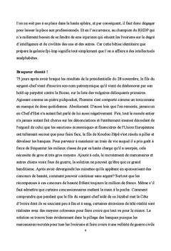 Le pouvoir ou la mort