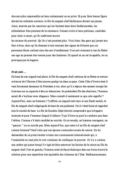 Le pouvoir ou la mort