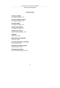 Le Maroc politique inachevé
