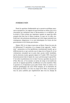 Le Maroc politique inachevé