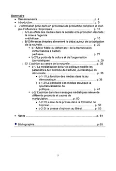 Opinions et représentations du politique dans la presse tome 1