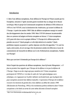 Vers une défense européenne
