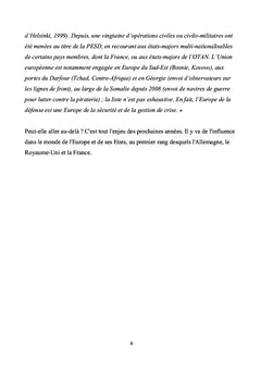 Vers une défense européenne