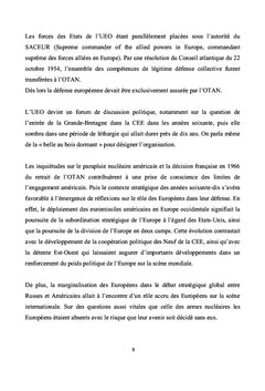 Vers une défense européenne