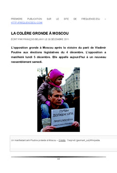 Une rétrospective de l'année 2012 - volume 1