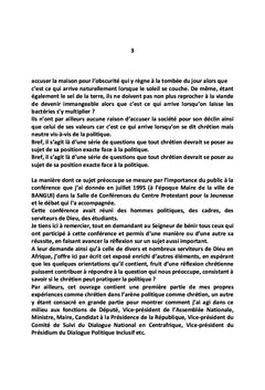 La place du chrétien dans la vie politique