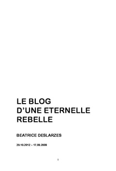 Le blog d'une éternelle rebelle