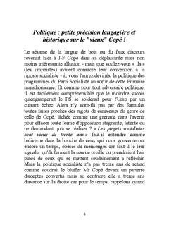 Changement de perspectives à travers les présidentielles 2012