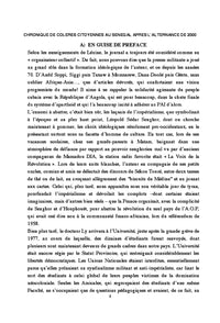 Chronique des colères citoyennes au sénégal