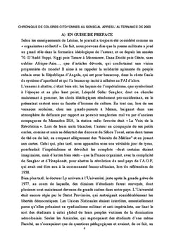 Chronique des colères citoyennes au sénégal