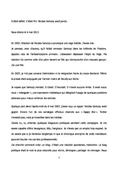Mes nuits avec Sarkozy