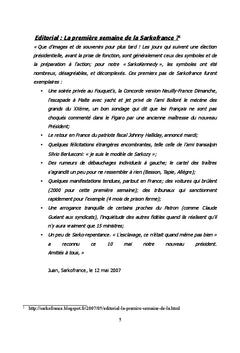 Mes nuits avec Sarkozy