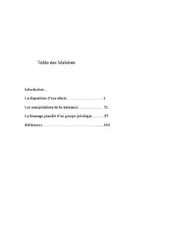 L'invention de clans privilegies