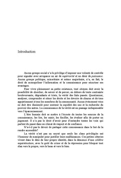 L'invention de clans privilegies