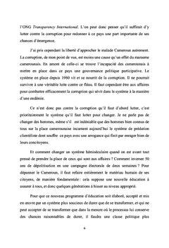Cameroun, le grand malade du centre de l'afrique