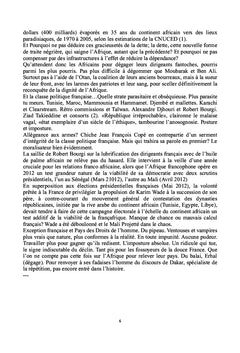 De Nicolas I à François III, chronique d'une relégation annoncée