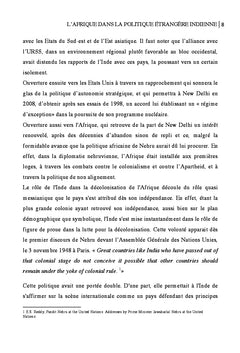 L'afrique dans la politique étrangère indienne