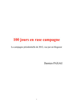 100 jours en rase campagne