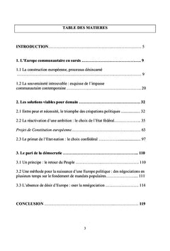 L'Europe à l'aube de sa dernière chance