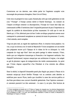 L'Europe à l'aube de sa dernière chance