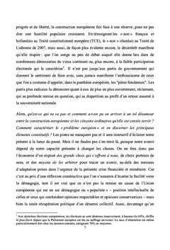 L'Europe à l'aube de sa dernière chance