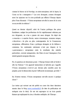 L'union européenne sert-elle encore à quelque chose?