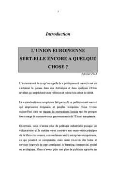 L'union européenne sert-elle encore à quelque chose?