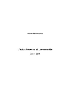 L'actualité revue et...commentée