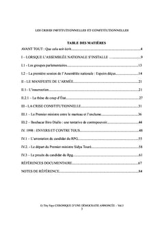 Guinée-chronique d'une démocratie annoncée, vol3