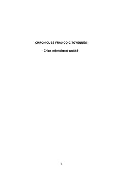 Chroniques franco-citoyennes