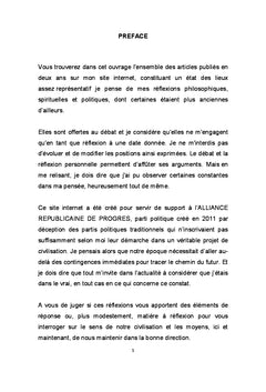 Le cri du coeur de notre civilisation