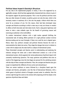 Global politics in modern society