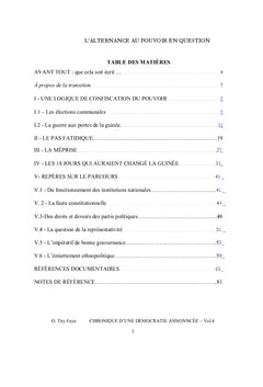 Guinée-chronique d'une démocratie annnoncée, vol.4