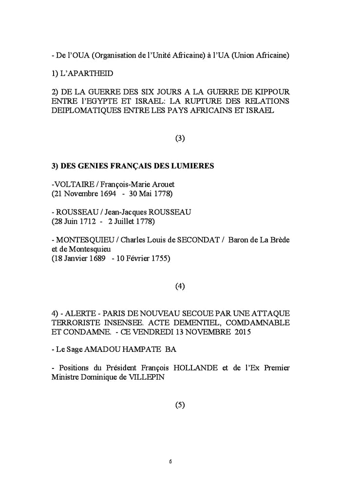 Dictatures Et Monarchies Républicaines D'Afrique