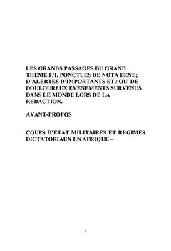 Dictatures Et Monarchies Républicaines D'Afrique