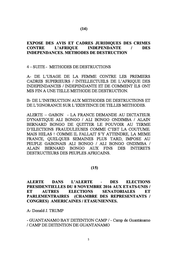 Dictatures Et Monarchies Républicaines D'Afrique