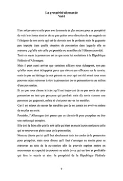 La prospérité allemande Vol 1