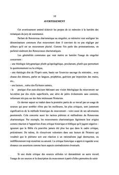 LE RENOUVEAU CHARISMATIQUE AUJOURD'HUI