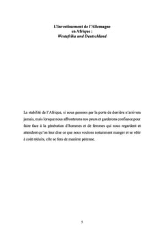 Investissements allemands en Afrique de l'ouest