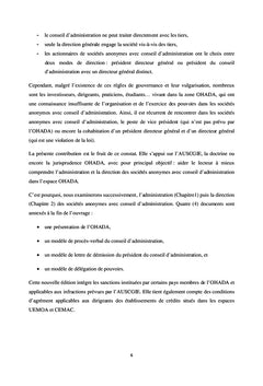 Gouvernance des Sociétés Anonymes