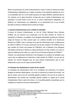 Gouvernance des Sociétés Anonymes