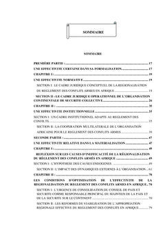La Régionalisation du règlement des conflits armés en Afrique