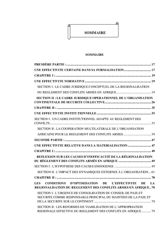 La Régionalisation du règlement des conflits armés en Afrique
