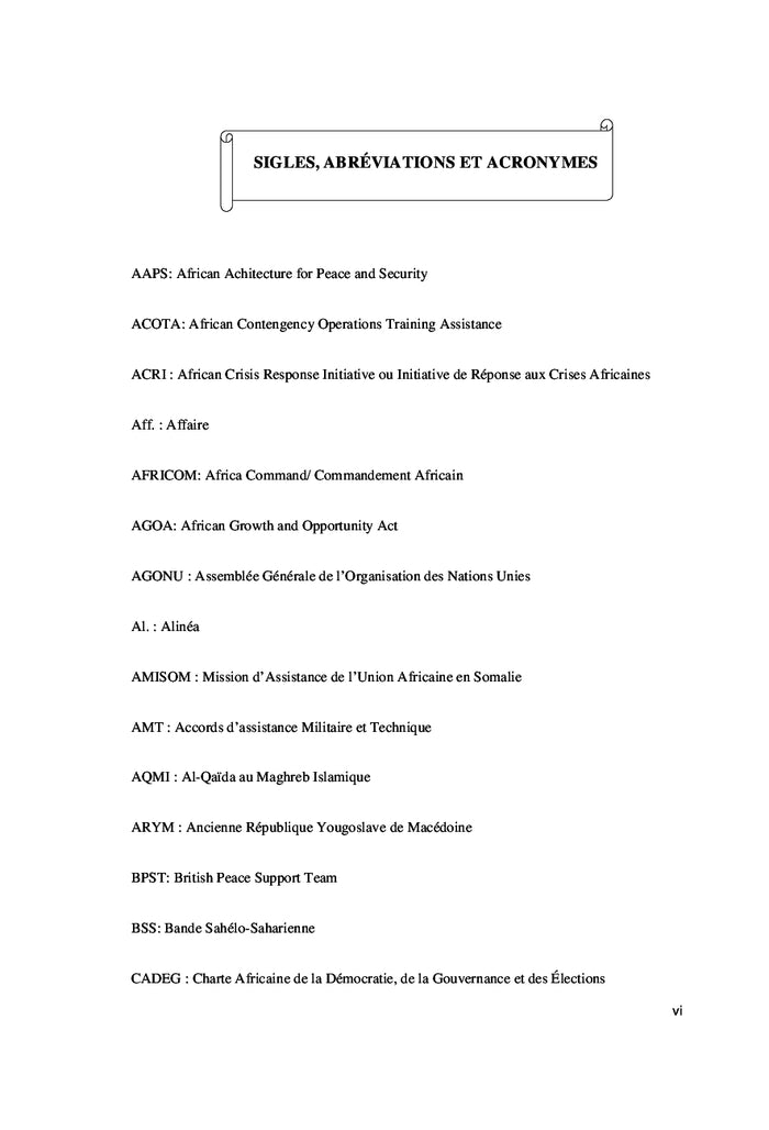 La Régionalisation du règlement des conflits armés en Afrique