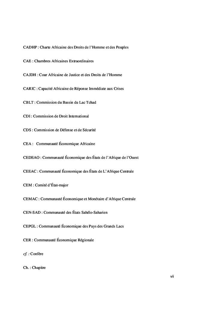 La Régionalisation du règlement des conflits armés en Afrique