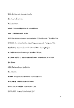 La Régionalisation du règlement des conflits armés en Afrique