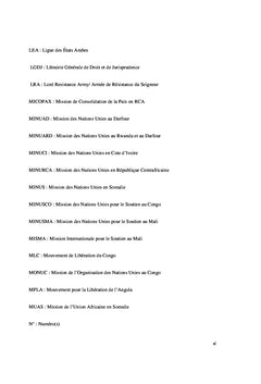 La Régionalisation du règlement des conflits armés en Afrique