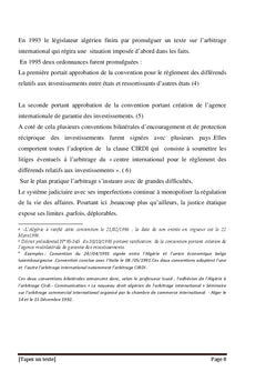 La loi Algérienne et la Loi type CNUDCI sur l'arbitrage commercial international